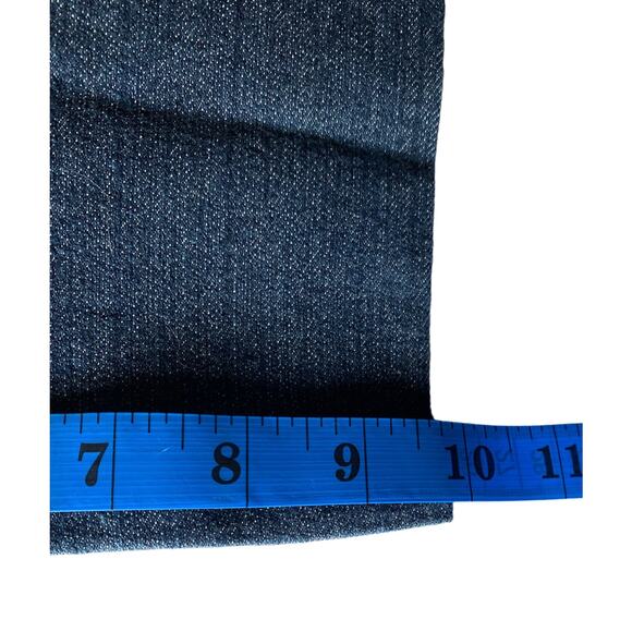 Retro Y2K Gene Culture Womens 10/32 Blue Embroidered Rhinestone Indie Jeans - Picture 12 of 12